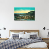Dawson, Alaska Yukon Territory Town Uitzicht Canvas Afdruk (Insitu (Slaapkamer))