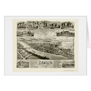 Dawson, carte panoramique de PA - 1902