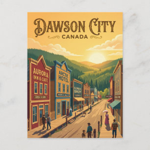 Dawson City Canada Briefkaart