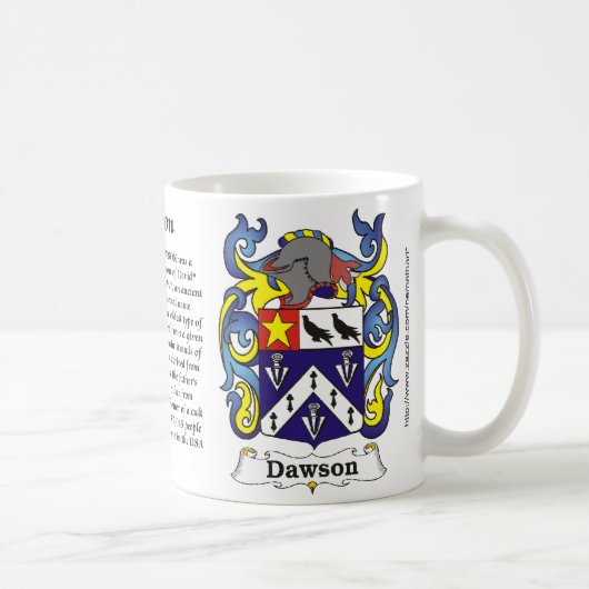 Dawson Family Coat of Arm mok (Rechts)