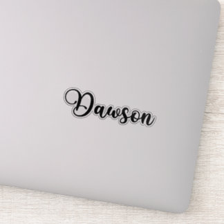 Dawson Naam - Handgeschreven kalligrafie Sticker