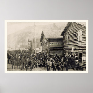 Dawson Yukon Territory Foto 1898 Poster