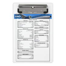 DAX 737-klembordchecklist