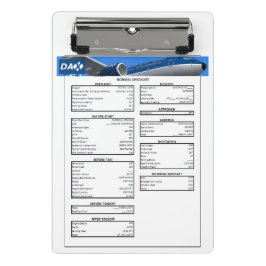 DAX 737-klembordchecklist Mini Klembord
