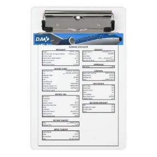 DAX 737-klembordchecklist Mini Klembord