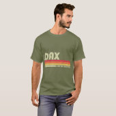 DAX Gift Name Personalized Funny Retro T-shirt (Voorkant volledig)