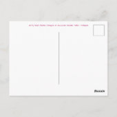 Dax the Dino avec devis, carte postale (Dos)