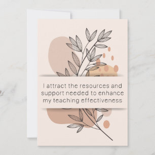 Day 27 Teacher Affirmation Mental Health Card