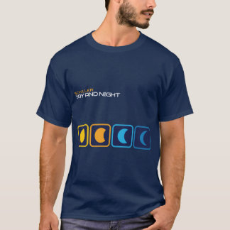 Day and Night retro T-shirt