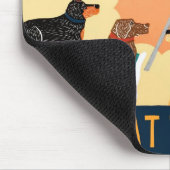 Day at the Beach Mousepad - Stephen Huneck Muismat (Hoek)