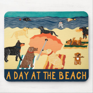 Day at the Beach Mousepad - Stephen Huneck Muismat
