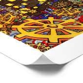 Day Clock - Clocklands - 18 x 11 Poster (Hoek)