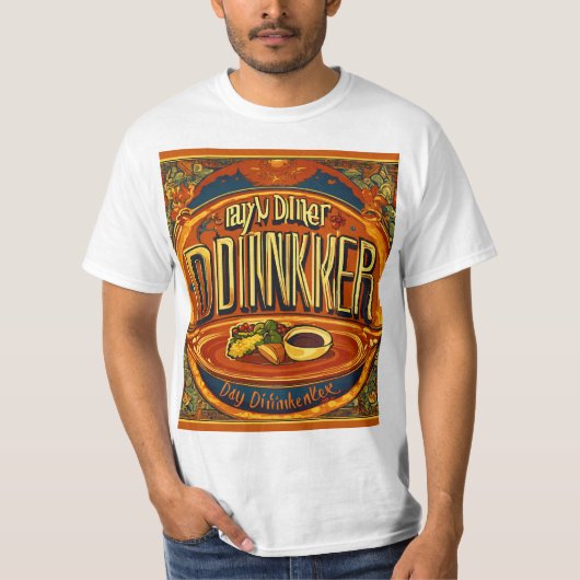 Day Dinker T-shirt (Voorkant)