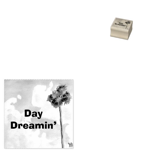 Day Dreamin Rubberstempel (Gestempeld)