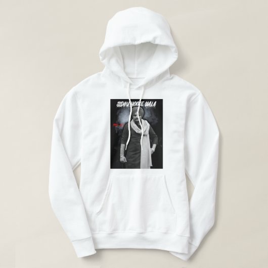 Day Gift Sidhu Punjabi Cinema Moose Wala Funny Fan Hoodie (Design voorkant)