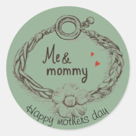 Day Mothers Ronde Sticker