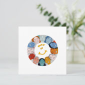 Day of Happiness  Feestdagenkaart (Staand voorkant)