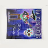 Day of the Dead Dia de Los Muertos Fotobackdrop Wandkleed (Voorkant (horizontaal))