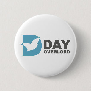 Day-Overlord internet Ronde Button 5,7 Cm