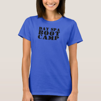 Day Spa Boot Camp - Camo Fited T-shirt