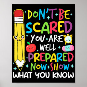 Day Teacher Show Wat je weet Testing Day Teach W Poster