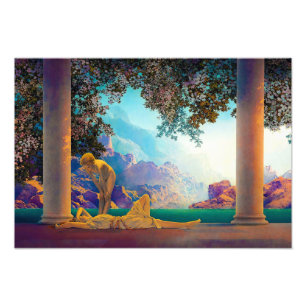 Daybreak, 1922 door Maxfield Parrish Foto Afdruk