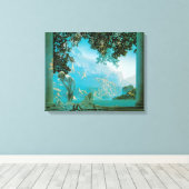 Daybreak, 1922, Maxfield Parrish Canvas Afdruk (Insitu (Houten vloer))