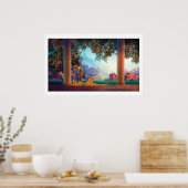 DAYBREAK Maxfield Parrish 1922 ... 2022 Poster (Cuisine)