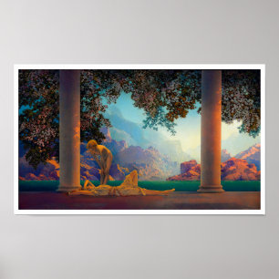 DAYBREAK Maxfield Parrish 1922 ... 2022 Poster
