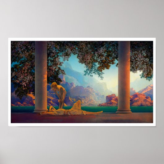 DAYBREAK Maxfield Parrish 1922 ... 2022 Poster (Devant)
