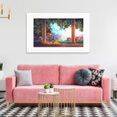 DAYBREAK Maxfield Parrish 1922 ... 2025 Canvas Afdruk (Insitu (Woonkamer))