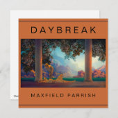 DAYBREAK Maxfield Parrish 1922 .. Hi-Def Flat Kaar (Voorkant / Achterkant)