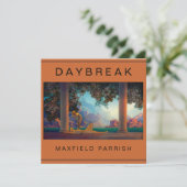 DAYBREAK Maxfield Parrish 1922 .. Hi-Def Flat Kaar (Staand voorkant)