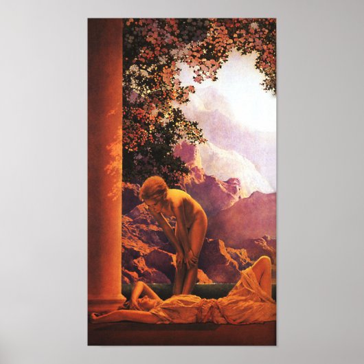 Daybreak, Maxfield Parrish Poster (Voorkant)