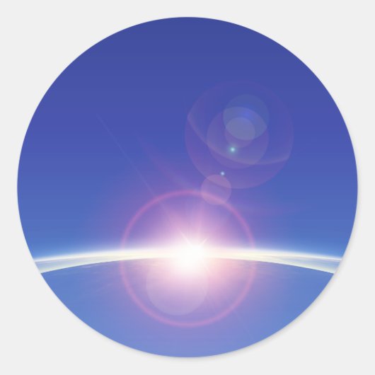 Daybreak Ronde Sticker (Voorkant)