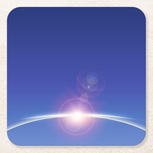 Daybreak Vierkante Kartonnen Onderzetter (Voorkant)