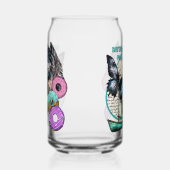 Daydream Mode - Wolf Butterfly Donuts Boot Blikvorm Glas (Links)