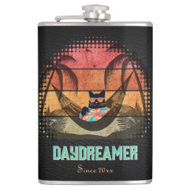 Daydreaming Cool Cat's Tropical Escape Heupfles