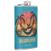 Daydreaming Cool Cat's Tropical Escape Heupfles (Rechts)