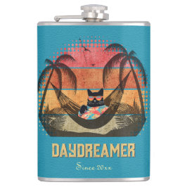 Daydreaming Cool Cat's Tropical Escape Heupfles