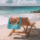 Daydreaming Cool Cat's Tropical Escape Strandlaken