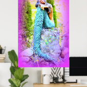 daydreaming mermaid poster (Bureau à domicile)