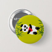 Daydreaming Panda  Pin Ronde Button 5,7 Cm (Voorkant /achterkant)