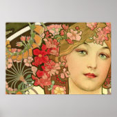 Daydroom van Alphonse Mucha Poster (Voorkant)
