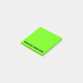 Dayglow Green Message 3 x 3 Post-it® Notes (Schuin)