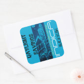 DAYLIGHT SAVINGS INDICA VIERKANTE STICKER (Envelop)