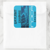 DAYLIGHT SAVINGS INDICA VIERKANTE STICKER (Tas)