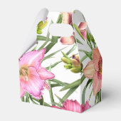 Daylilies gepersonaliseerd bedankdoosjes (Achterkant)