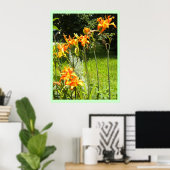 DayLillies Poster (Thuiskantoor)