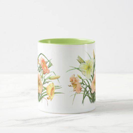 Daylily Bouquet Mok (Midden)